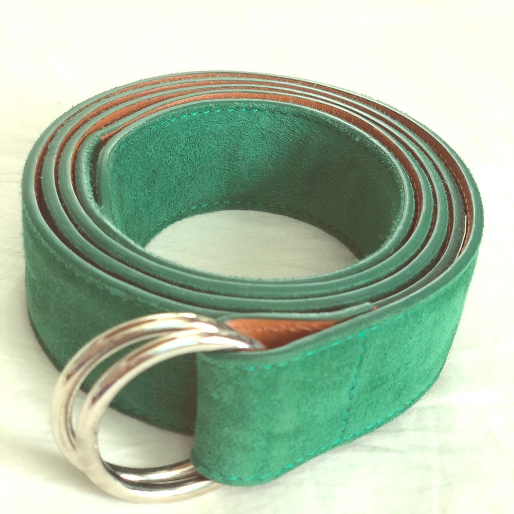 Suede belt